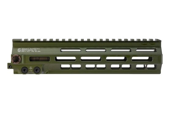 Geissele Automatics 9.3" Super Modular Rail MK8 with 7 channels of M-LOK and an ODG finish